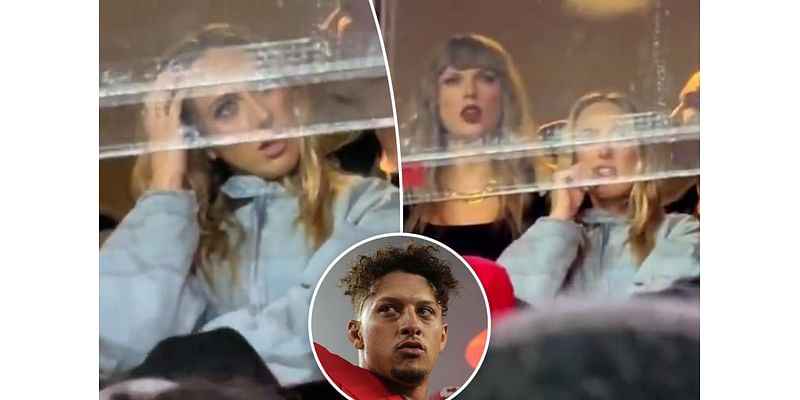 Watch Taylor Swift comfort a stressed Brittany Mahomes after Patrick’s mid-Chiefs game injury