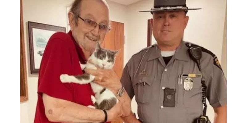 Injured cat rescued from NE Ohio highway by trooper gets ‘fur-ever home’