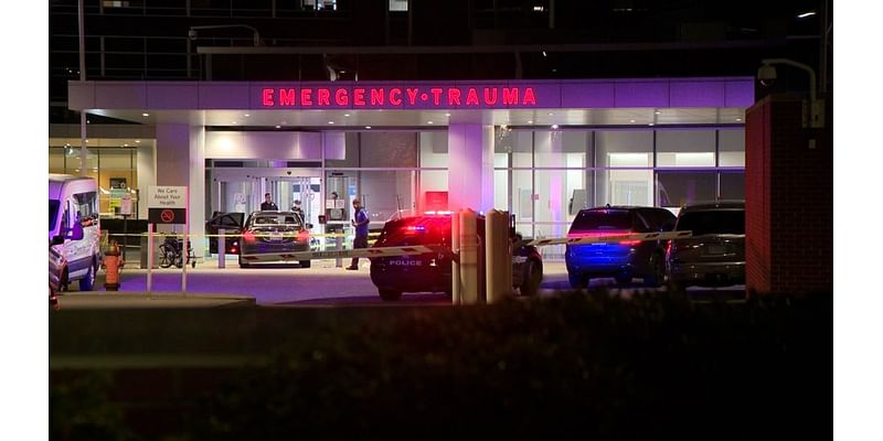 Car arrives at Cleveland hospital with shot-out windows