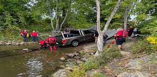 Pickup Truck Fished From Merrimack River In Concord: Watch