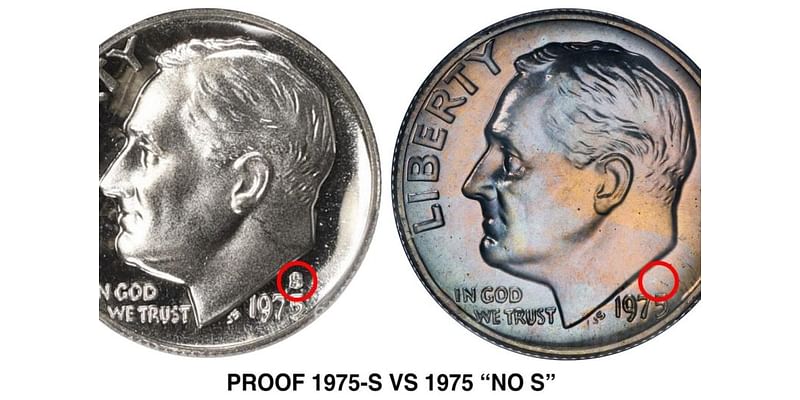 Rare, misprinted dime minted in 1975 sells for $506,250