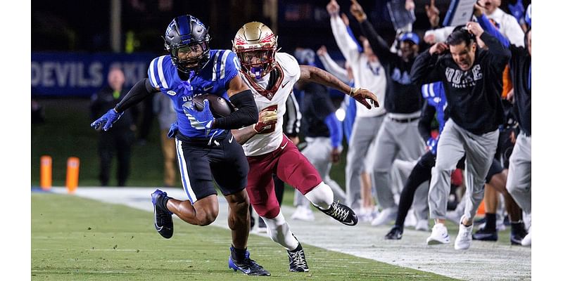 Duke football tops Florida State for first win in series in 23 games