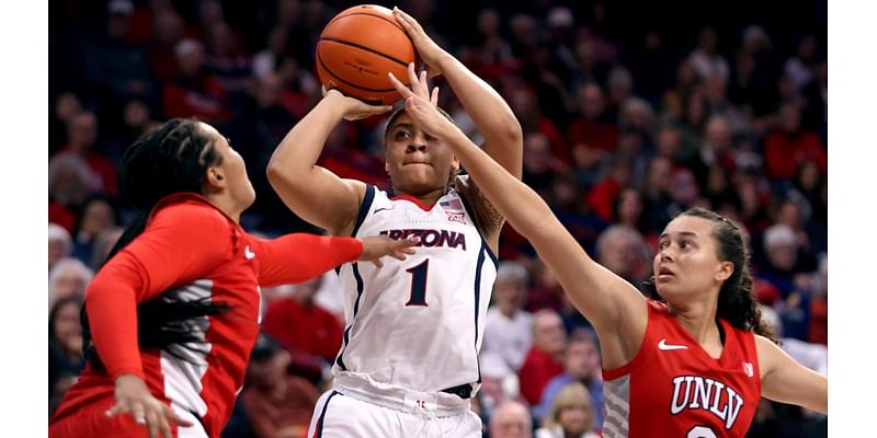 Rookie Lauryn Swann shines in the big moments to lead Arizona to a 75-66 win over UNLV Tuesday