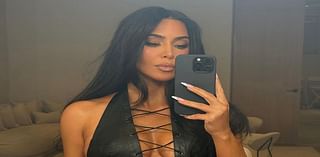 Kim Kardashian Reveals She's Actually Icing Her Back in Seductive Selfie: See Her Leather Look