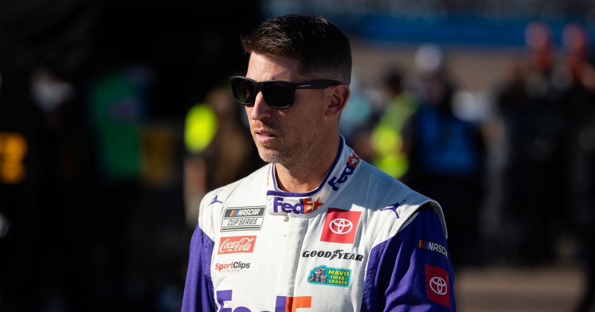 Denny Hamlin trolls NASCAR in response to Joey Logano championship post