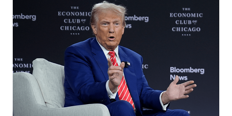 Trump clashes with Bloomberg editor over tariffs