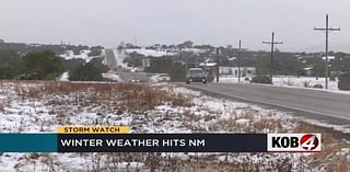 Winter weather hits parts of New Mexico