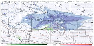 Thanksgiving snowstorm to blanket Rockies, including Denver