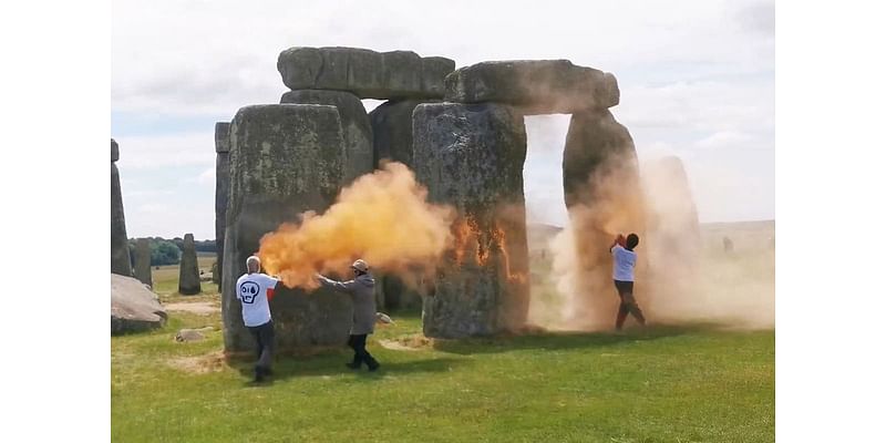 Two charged over Stonehenge Just Stop Oil protest