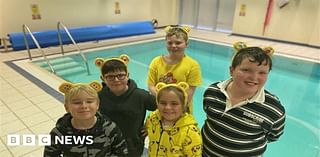 Guernsey special education school swims for Children in Need