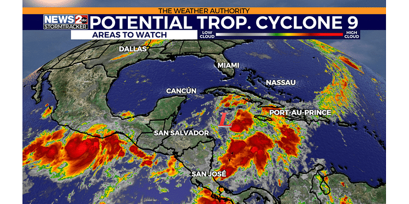 Potential Tropical Cyclone 9 has formed