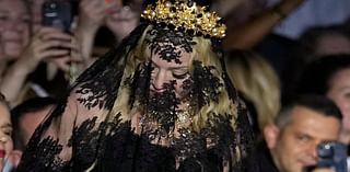 Madonna makes veiled entrance to Dolce&Gabbana for show celebrating her 1990s heyday