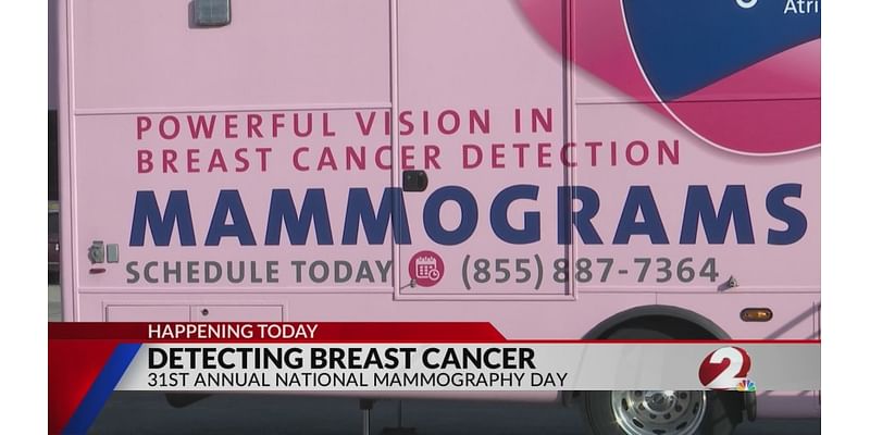 Mobile mammography unit offering exams in Centerville today